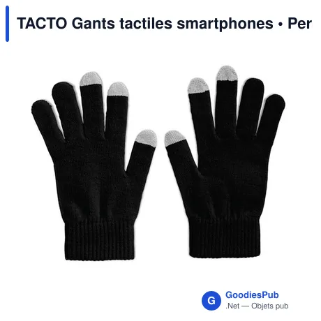 TACTO Gants tactiles smartphones