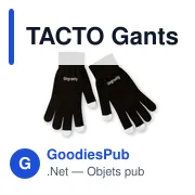 TACTO Gants tactiles smartphones - Miniature 5