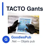 TACTO Gants tactiles smartphones - Miniature 6