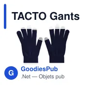 TACTO Gants tactiles smartphones - Miniature 7