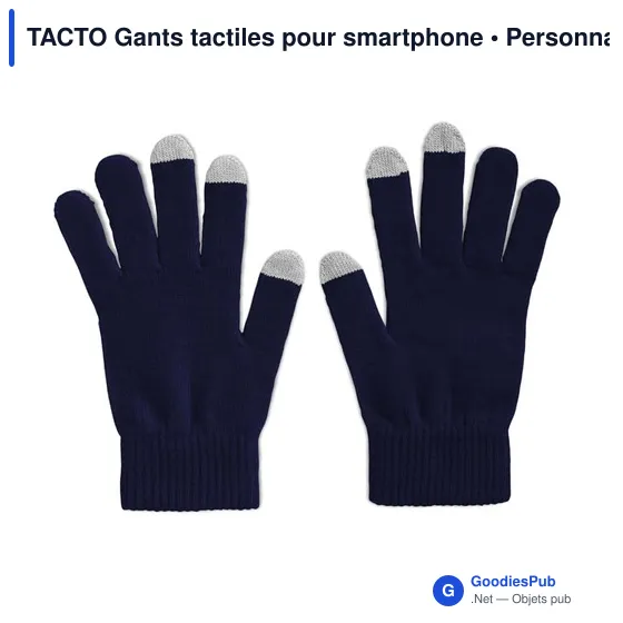 TACTO Gants tactiles smartphones - Image 7