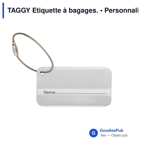 TAGGY Etiquette à bagages.