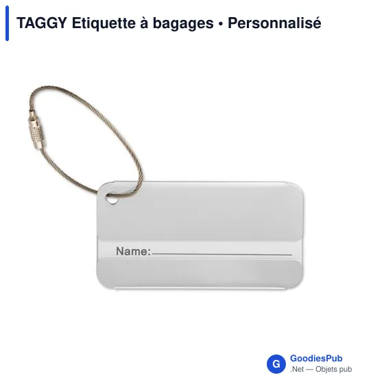 TAGGY Etiquette à bagages. - Image 1