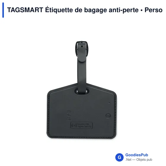 Étiquette de bagage personnalisable avec logo - TAGSMART - Image 2