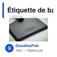 Étiquette de bagage personnalisable avec logo - TAGSMART - Miniature 11