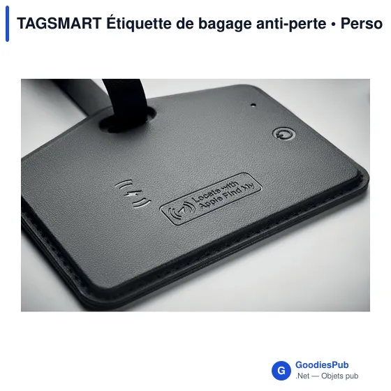 Étiquette de bagage personnalisable avec logo - TAGSMART - Image 11