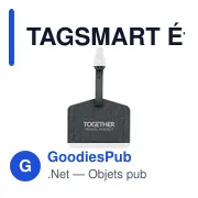 Étiquette de bagage personnalisable avec logo - TAGSMART - Miniature 5