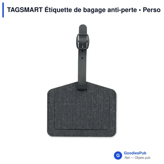Étiquette de bagage personnalisable avec logo - TAGSMART - Image 8