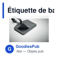 Étiquette de bagage personnalisable avec logo - TAGSMART - Miniature 10