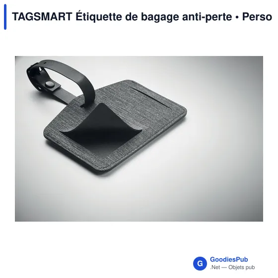 Étiquette de bagage personnalisable avec logo - TAGSMART - Image 10