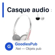 Casque audio sans fil personnalisable Philips supra-auriculaire avec logo - TAH2000 - Miniature 1