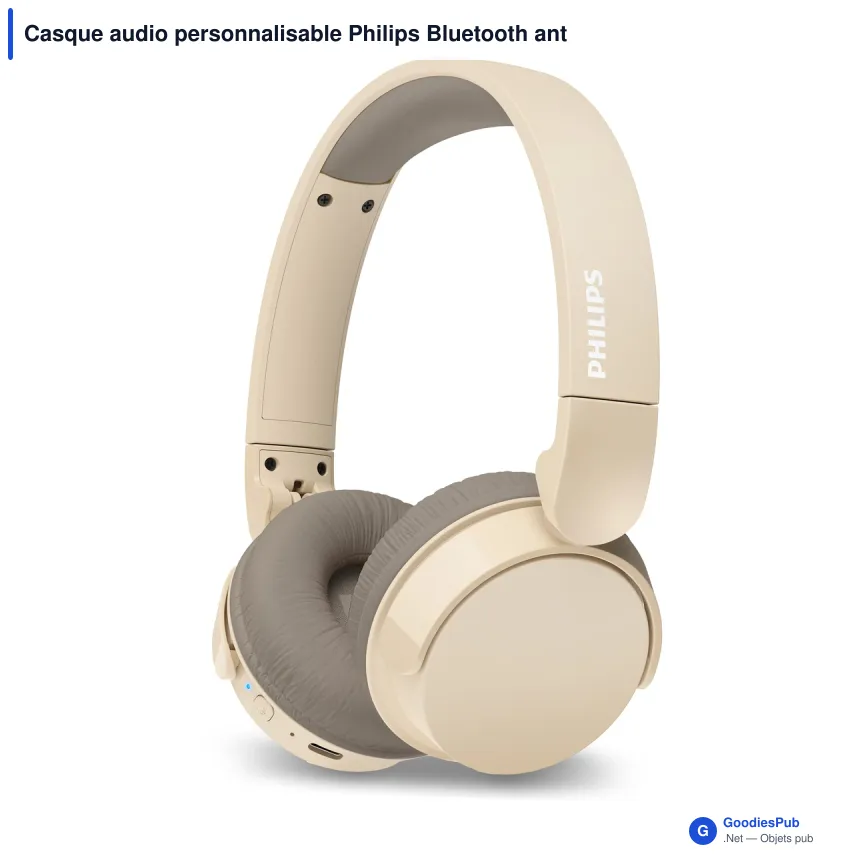 Casque audio personnalisable Philips Bluetooth antibruit avec logo - TAH3209 - Image 3