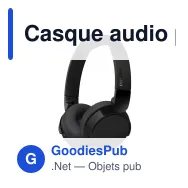 Casque audio personnalisable Philips Bluetooth antibruit avec logo - TAH3209 - Miniature 4