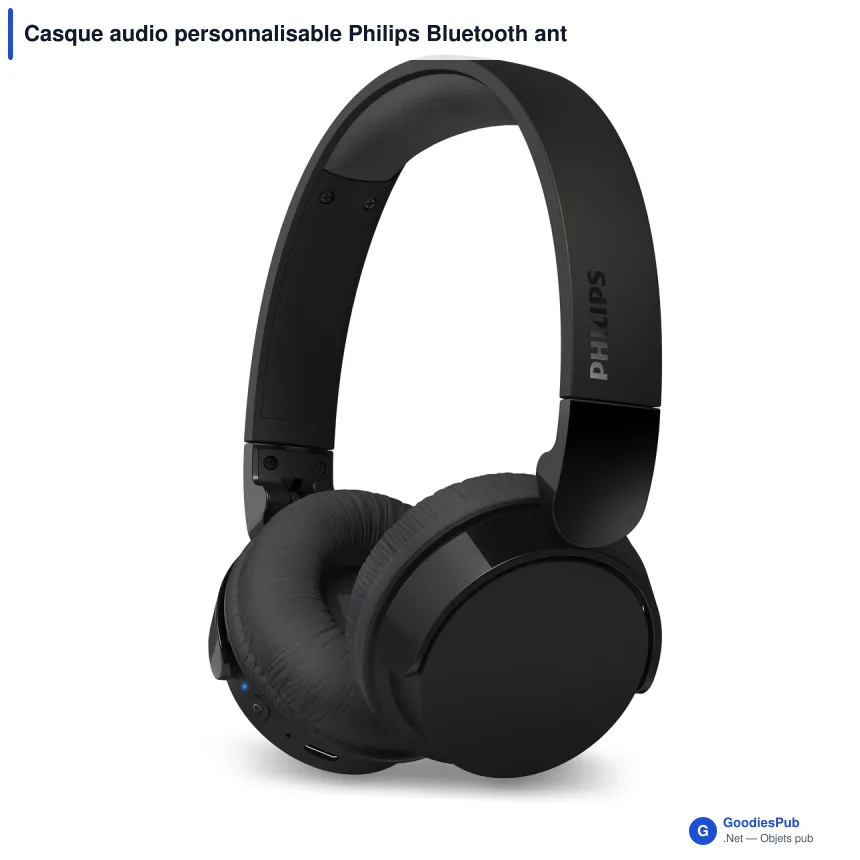 Casque audio personnalisable Philips Bluetooth antibruit avec logo - TAH3209 - Image 4