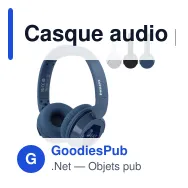 Casque audio personnalisable Philips Bluetooth antibruit 55 h avec logo - TAH4209 - Miniature 1