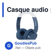 Casque audio personnalisable Philips Bluetooth antibruit 55 h avec logo - TAH4209 - Miniature 2