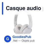 Casque audio personnalisable Philips Bluetooth antibruit 55 h avec logo - TAH4209 - Miniature 3