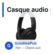 Casque audio personnalisable Philips Bluetooth antibruit 65 h avec logo - TAH5209 - Miniature 2