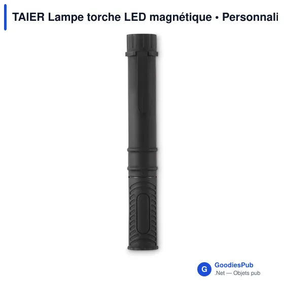 Lampe torche personnalisable TAIER avec logo et base magnétique - Image 7