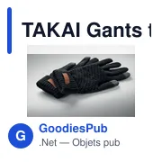 TAKAI Gants tactiles en RPET - Miniature 3