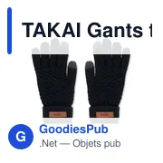 TAKAI Gants tactiles en RPET - Miniature 4