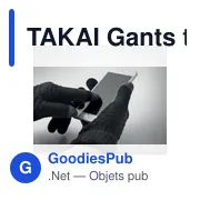 TAKAI Gants tactiles en RPET - Miniature 5
