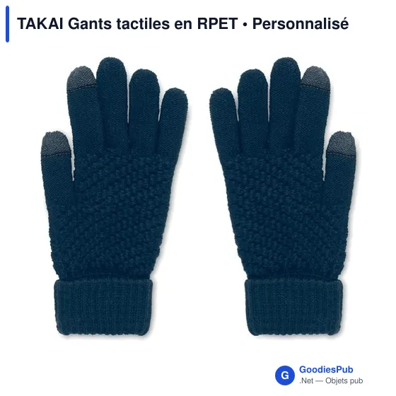 TAKAI Gants tactiles en RPET - Image 7