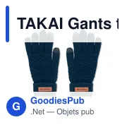 TAKAI Gants tactiles en RPET - Miniature 8