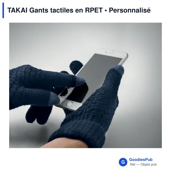 TAKAI Gants tactiles en RPET - Image 9
