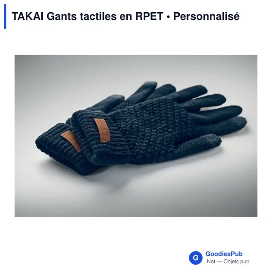 TAKAI Gants tactiles en RPET - Image 10