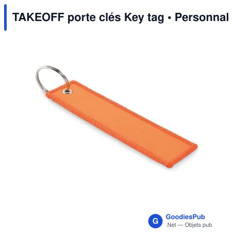 TAKEOFF porte clés Key tag
