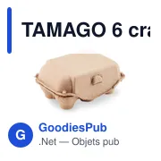 TAMAGO 6 craies dans une boîte à œufs - Miniature 2