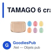 TAMAGO 6 craies dans une boîte à œufs - Miniature 3