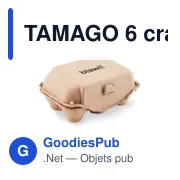 TAMAGO 6 craies dans une boîte à œufs - Miniature 4