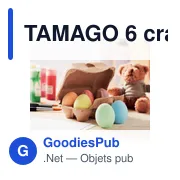TAMAGO 6 craies dans une boîte à œufs - Miniature 5