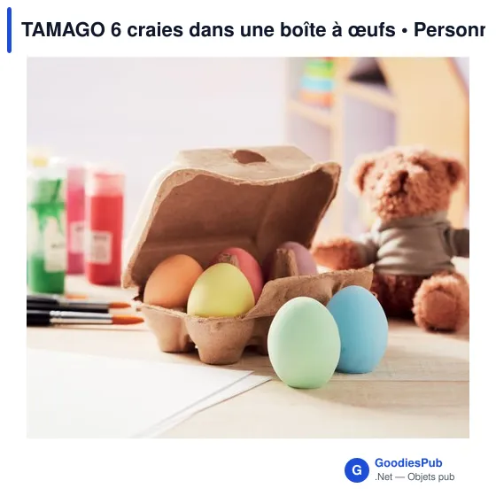 TAMAGO 6 craies dans une boîte à œufs - Image 5
