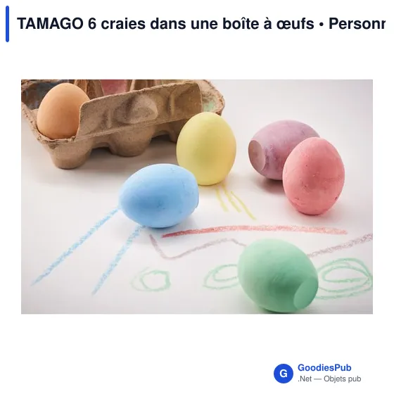 TAMAGO 6 craies dans une boîte à œufs - Image 6