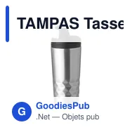 TAMPAS Tasse double paroi 280 ml - Miniature 1