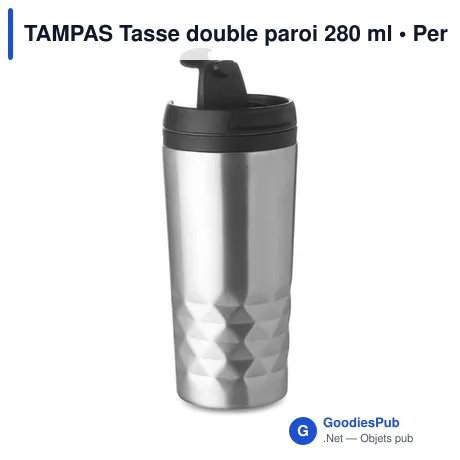 TAMPAS Tasse double paroi 280 ml
