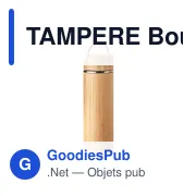 TAMPERE Bouteille à double paroi 400 ml - Miniature 1