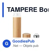 TAMPERE Bouteille à double paroi 400 ml - Miniature 5