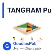TANGRAM Puzzle Tangram en bois - Miniature 1