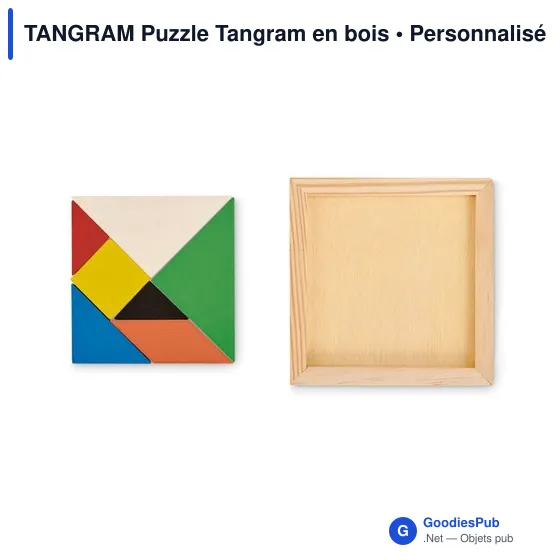 TANGRAM Puzzle Tangram en bois - Image 2