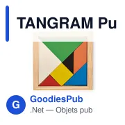 TANGRAM Puzzle Tangram en bois - Miniature 3