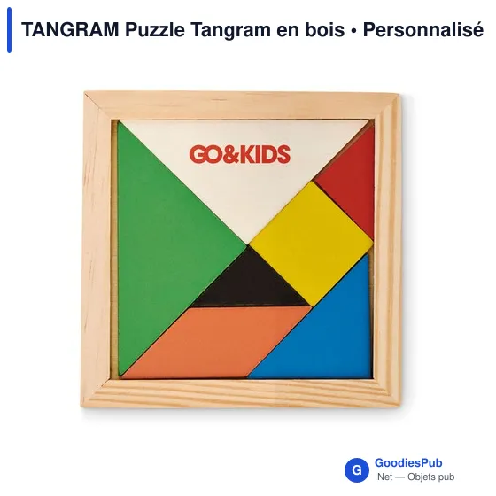 TANGRAM Puzzle Tangram en bois - Image 4