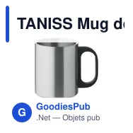 TANISS Mug double paroi 300 ml - Miniature 1