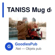 TANISS Mug double paroi 300 ml - Miniature 4