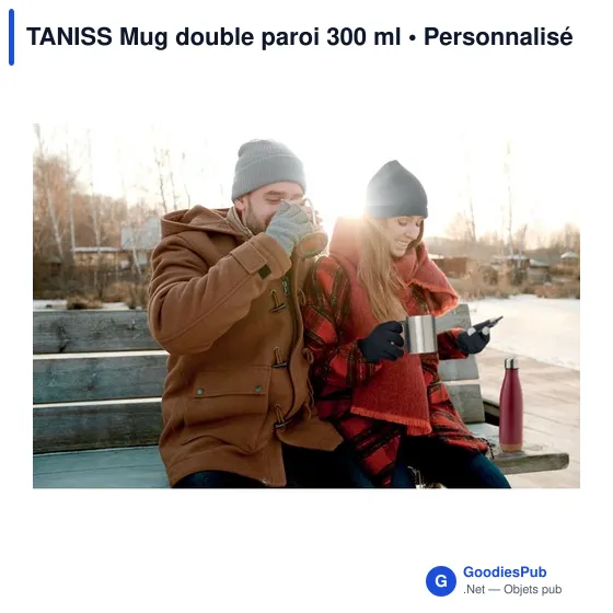 TANISS Mug double paroi 300 ml - Image 4