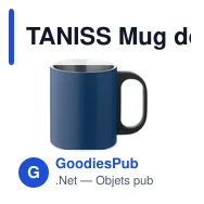 TANISS Mug double paroi 300 ml - Miniature 10