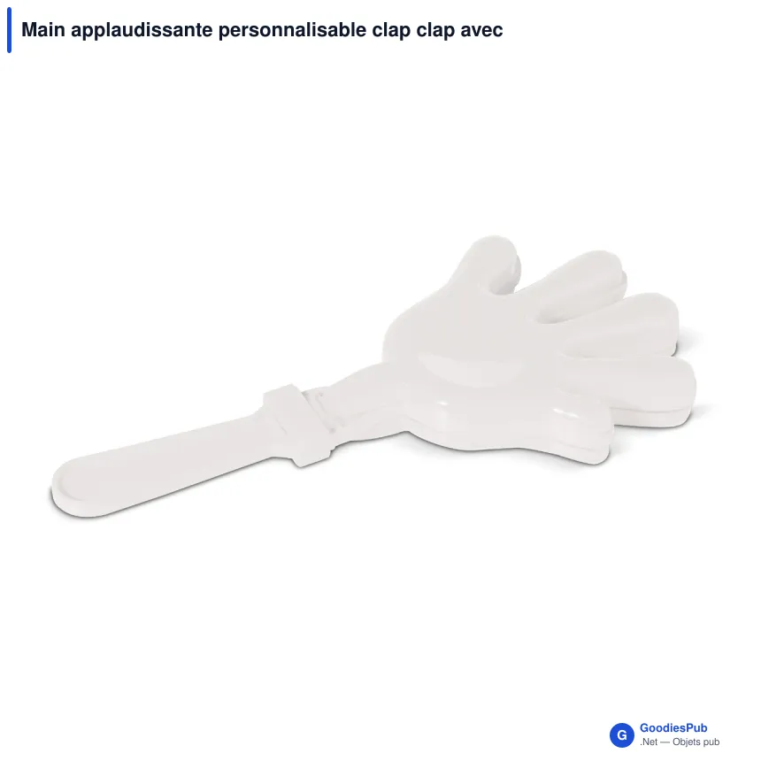 Main applaudissante personnalisable clap clap avec logo - Tap Tap - Image 2